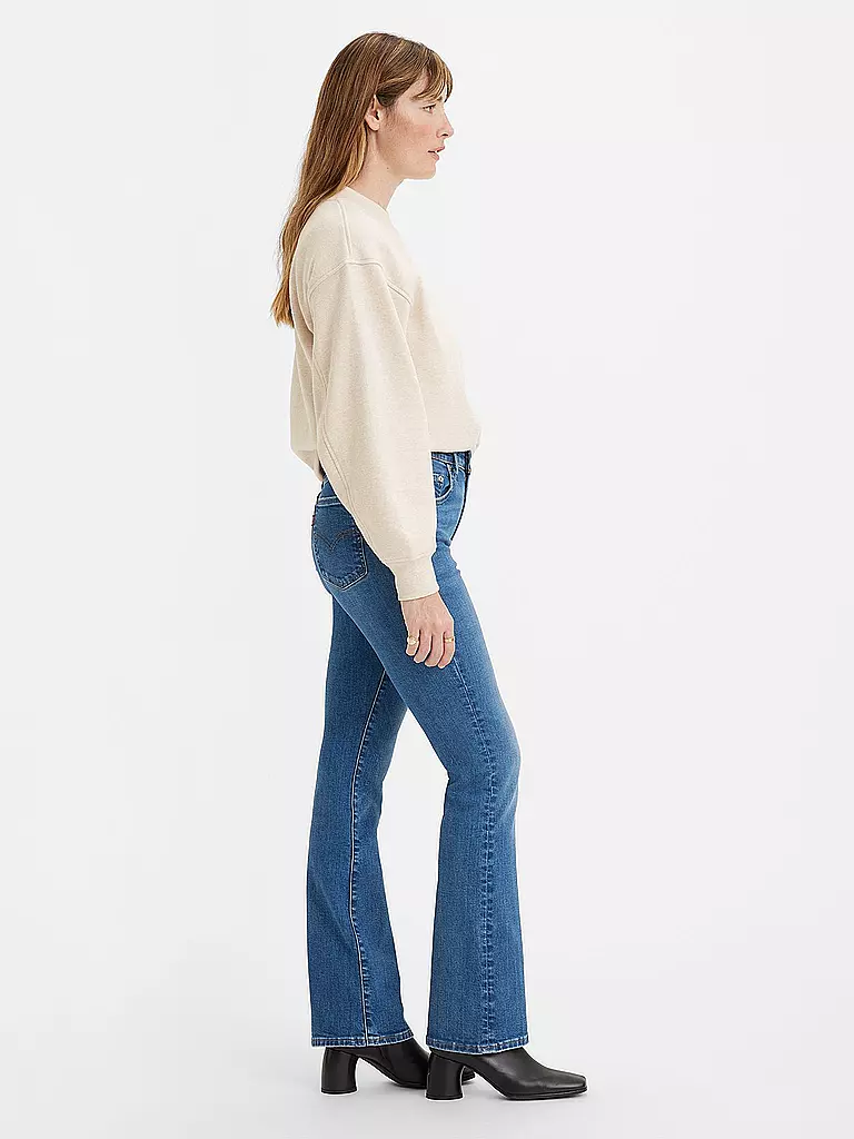 LEVI'S® | Highwaist Jeans Bootcut Fit 725 | blau