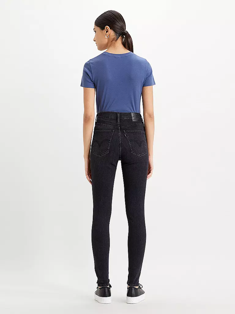 LEVI'S® | Highwaist Jeans Super Skinny Fit MILE | schwarz