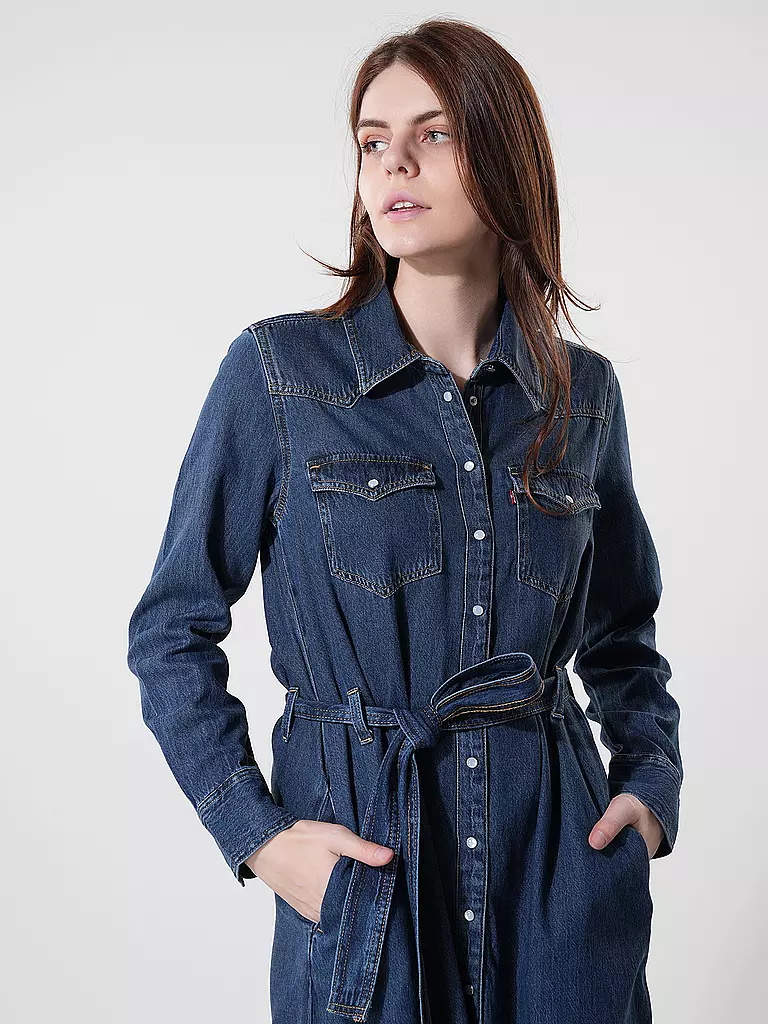 LEVI'S® | Midikleid QUINNEY | dunkelblau