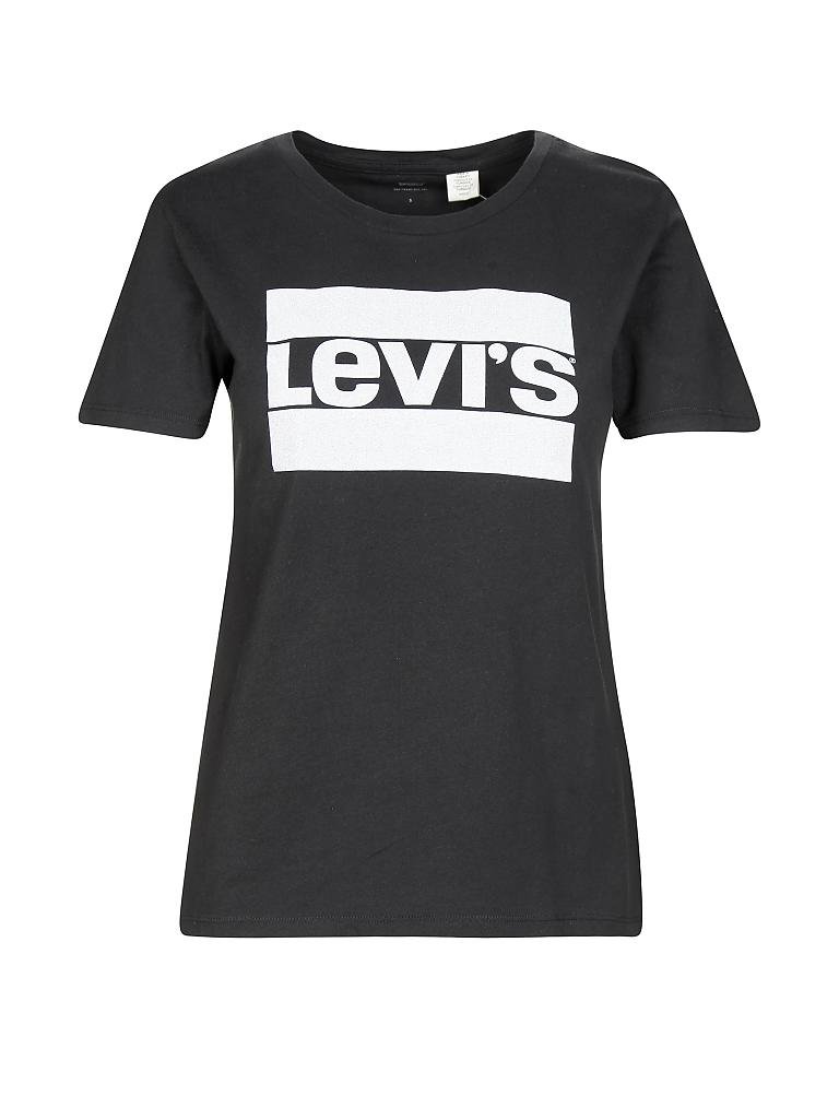 LEVI'S T-Shirt "Logo" schwarz | XS