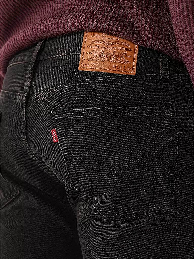 LEVI'S® | Jeans Relaxed Straight 555™ | schwarz