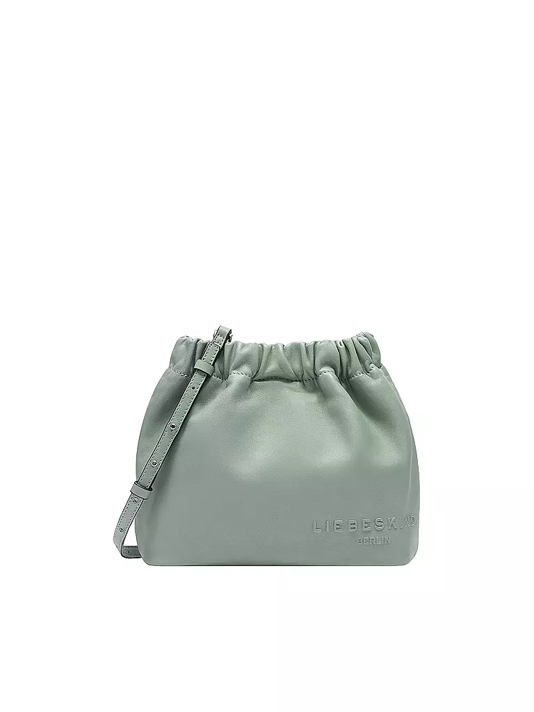 LIEBESKIND BERLIN | Ledertasche - Bucket Bag RUFFLE Small | creme