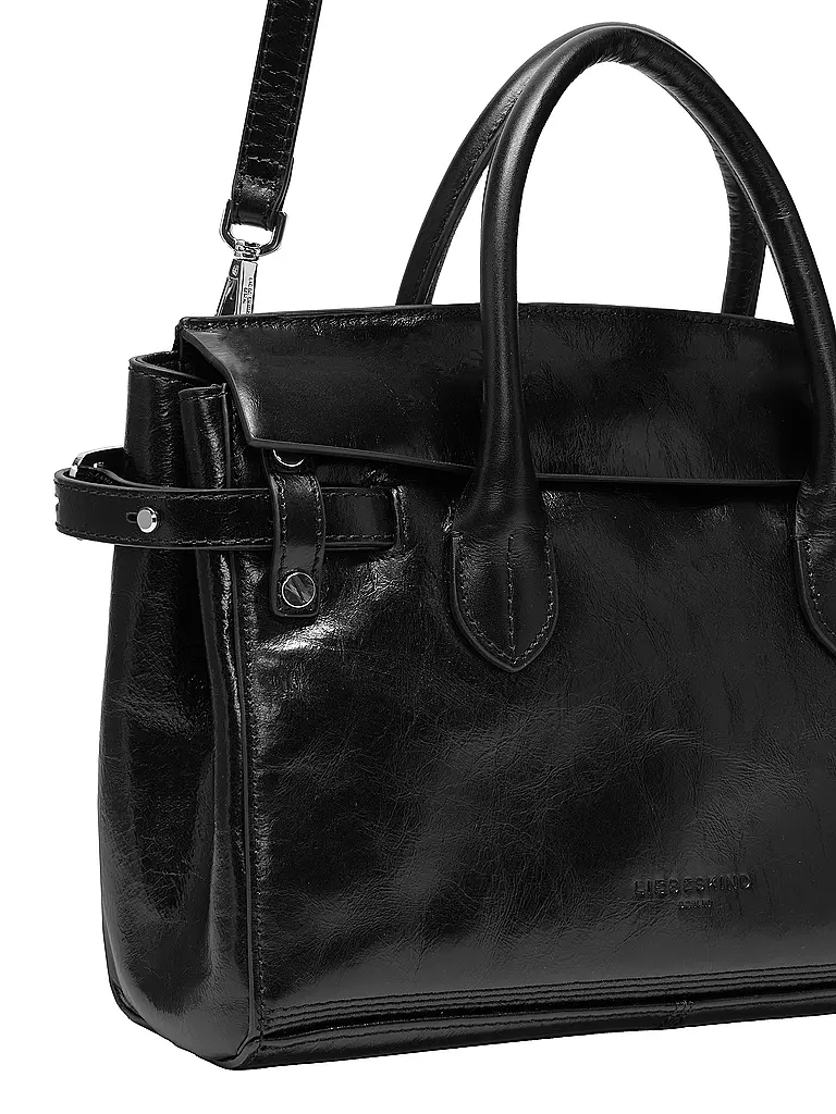 LIEBESKIND BERLIN | Ledertasche - Henkeltasche GLORIA SATCHEL Medium | schwarz