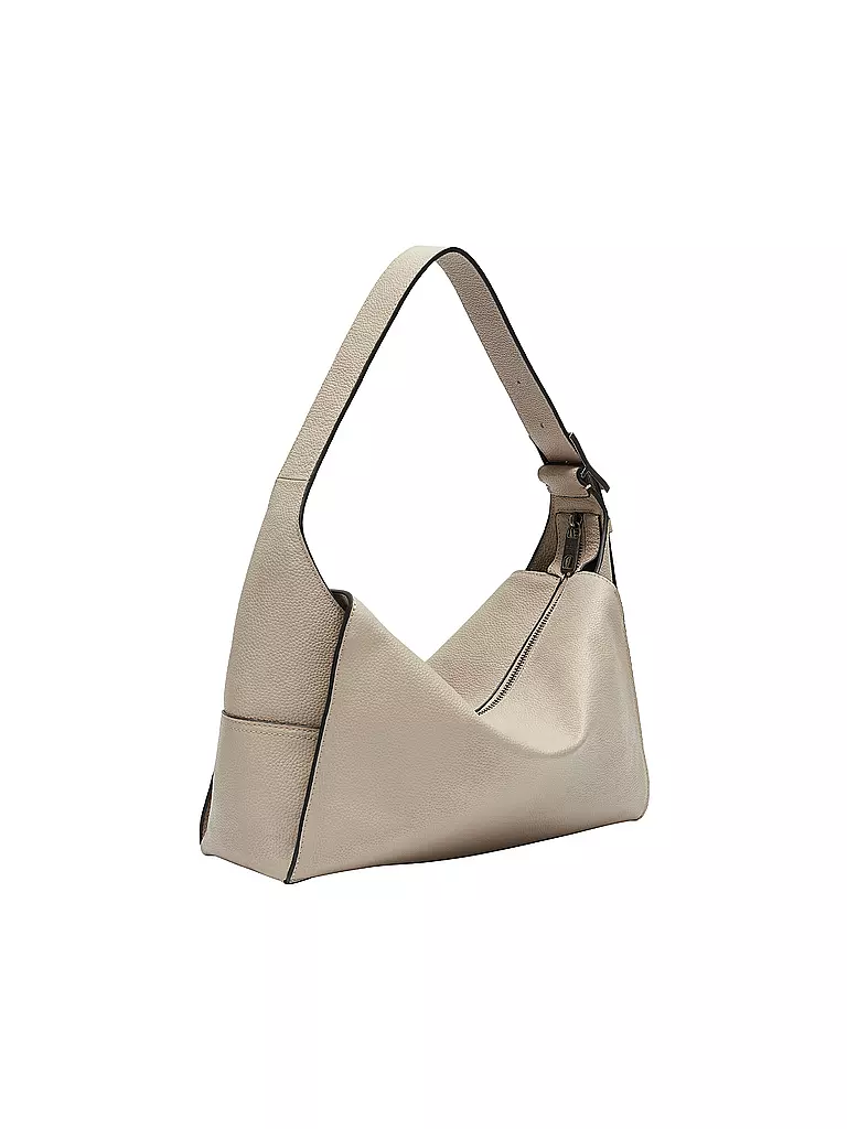 LIEBESKIND BERLIN | Ledertasche - Hobo Bag  LOU Medium | grau