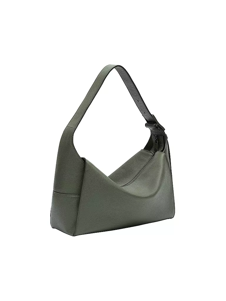 LIEBESKIND BERLIN | Ledertasche - Hobo Bag  LOU Medium | schwarz