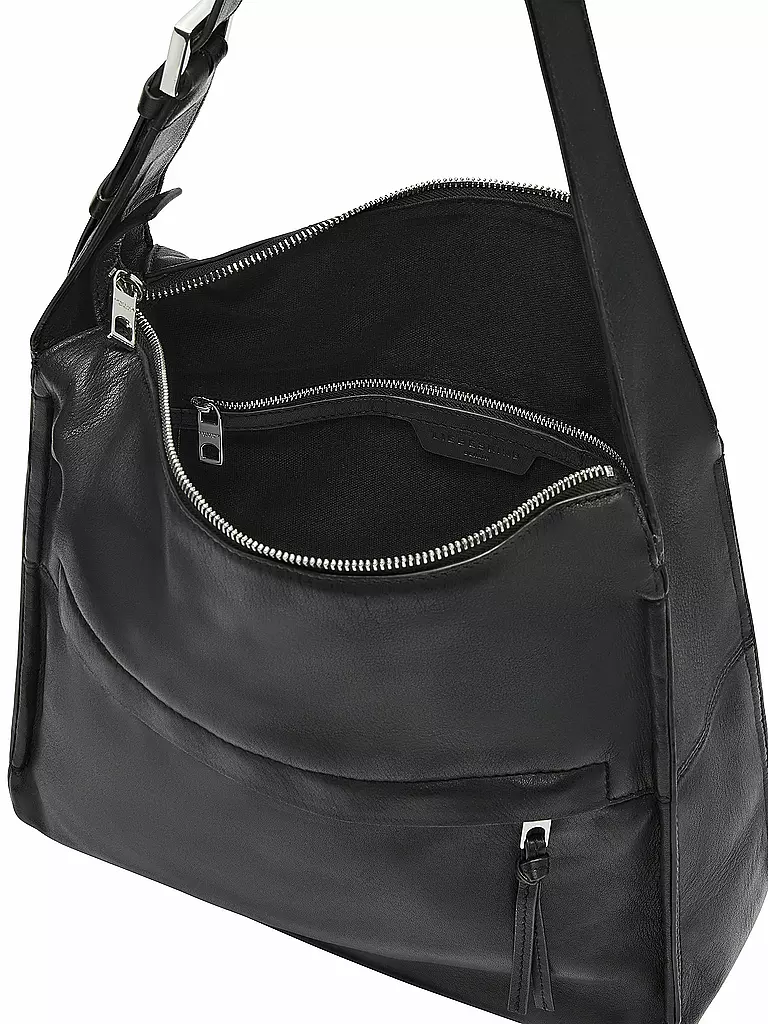 LIEBESKIND BERLIN | Ledertasche - Hobo Bag SKY Medium | schwarz