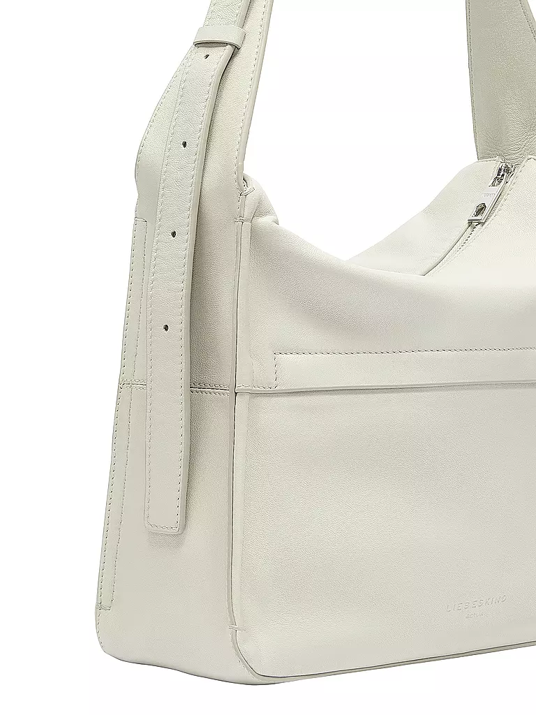 LIEBESKIND BERLIN | Ledertasche - Hobo Bag SKY Medium | creme