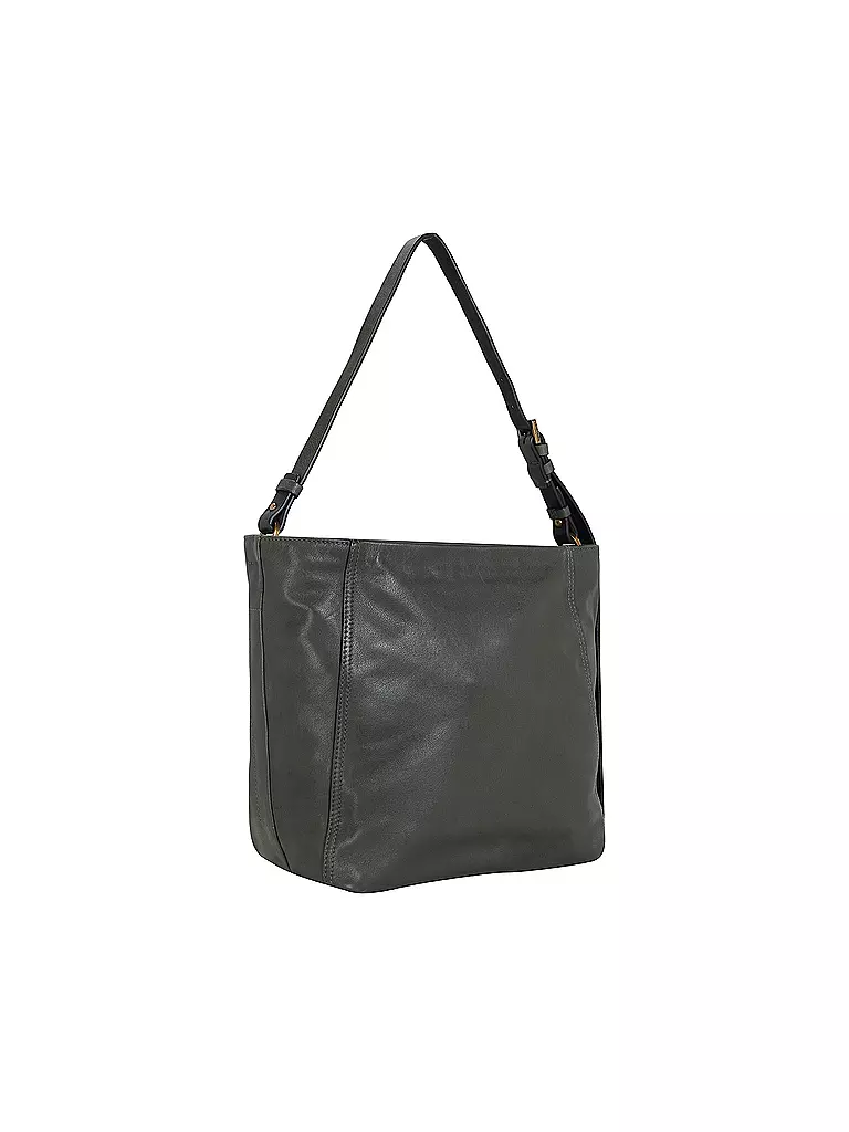 LIEBESKIND BERLIN | Ledertasche - Hobo CHUDY Medium | dunkelgrün