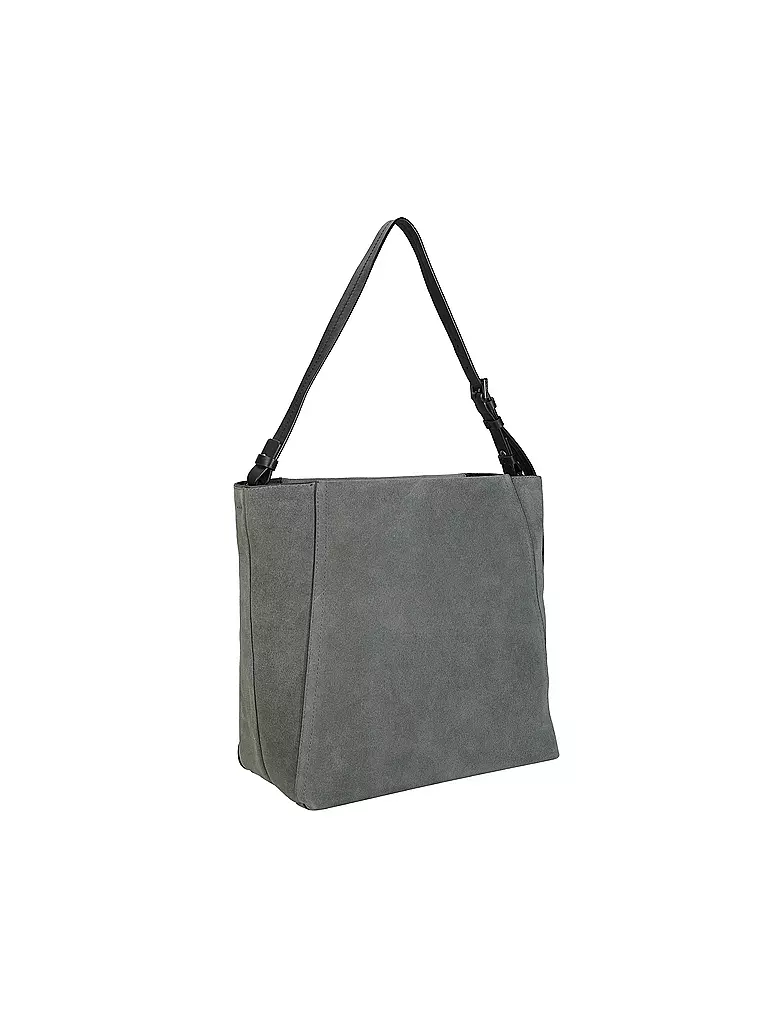 LIEBESKIND BERLIN | Ledertasche - Hobo CHUDY Medium | grau