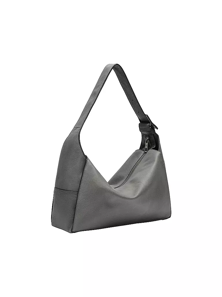 LIEBESKIND BERLIN | Ledertasche - Hobo LOU Medium | grau