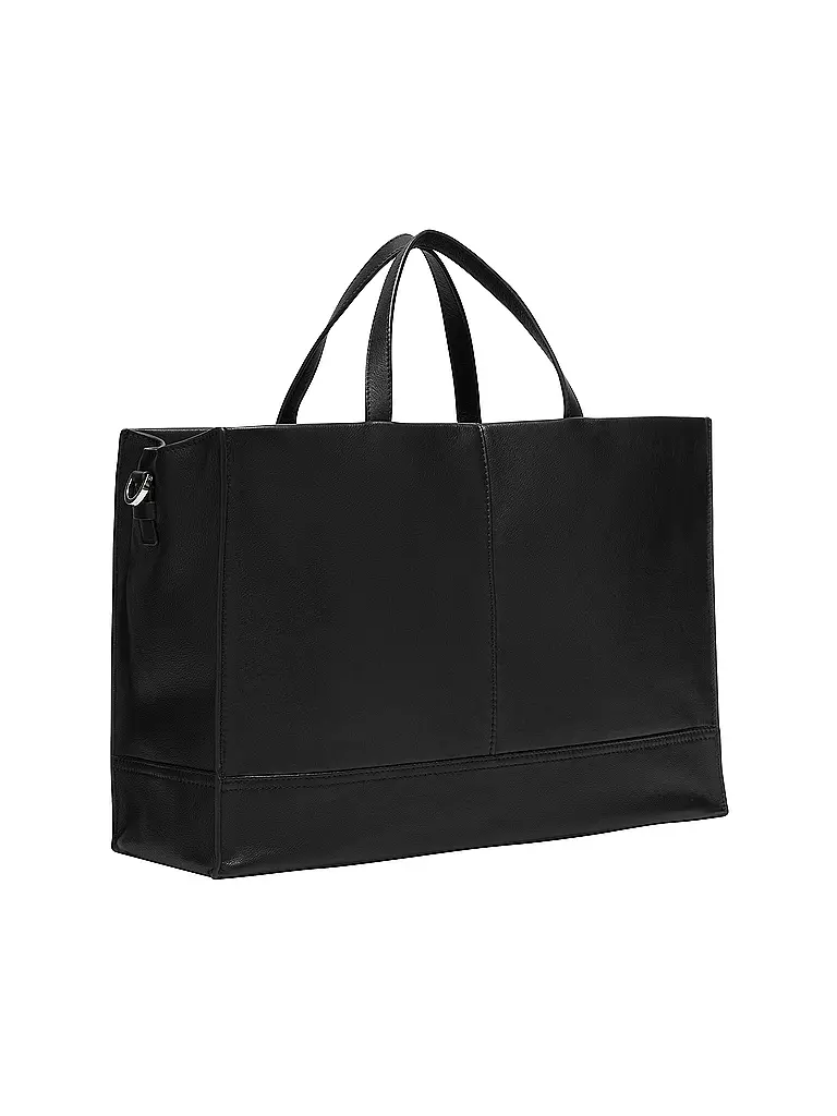 LIEBESKIND BERLIN | Ledertasche - Tote Bag LOU SATCHEL Large | schwarz