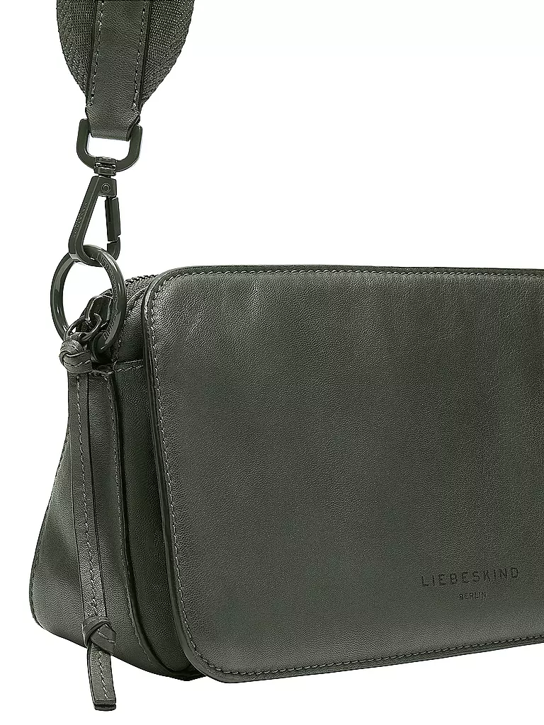 LIEBESKIND BERLIN | Ledertasche - Umhängetasche CLARICE Medium | dunkelgrün