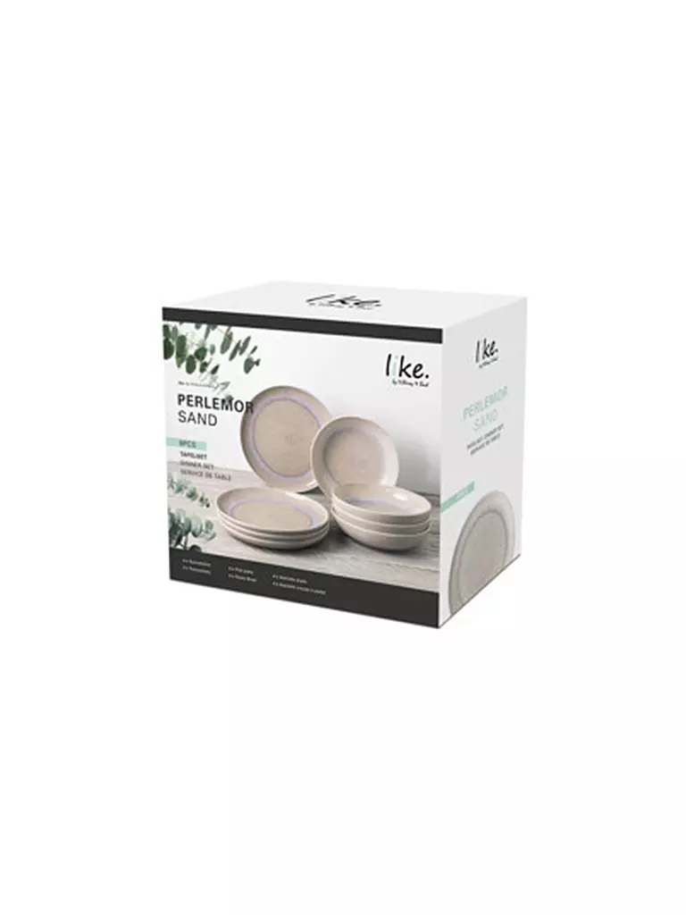 LIKE BY VILLEROY & BOCH | Dinnerset 8tlg Perlemor Sand | beige