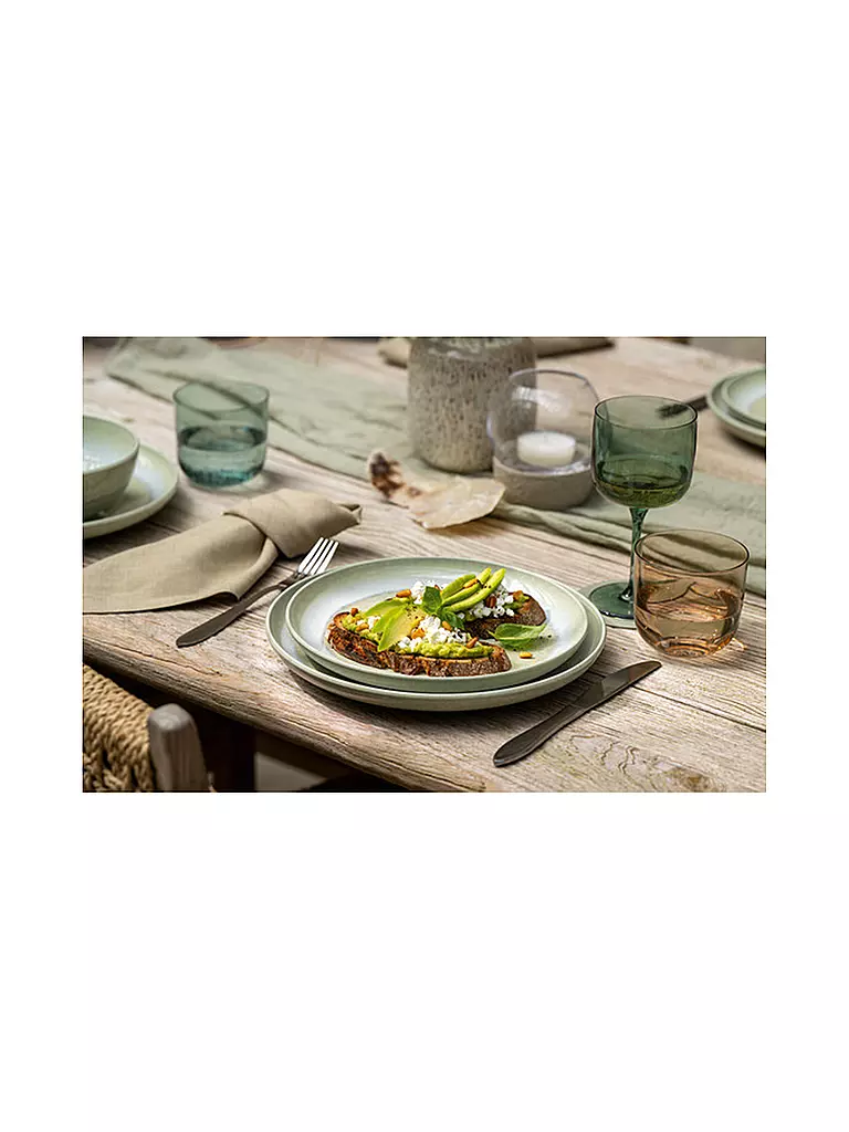 LIKE BY VILLEROY & BOCH | Frühstücksteller 24cm PERLEMOR Alga | olive