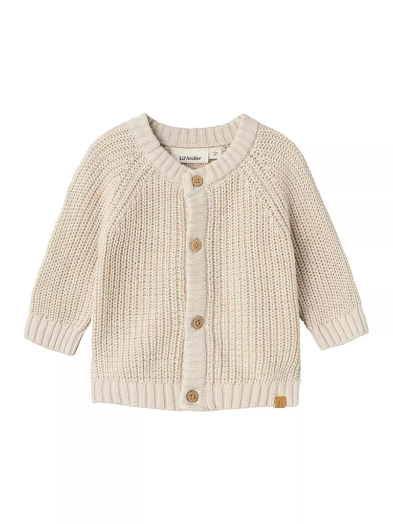 LIL ATELIER | Baby Strickjacke NBNEMLEN | creme