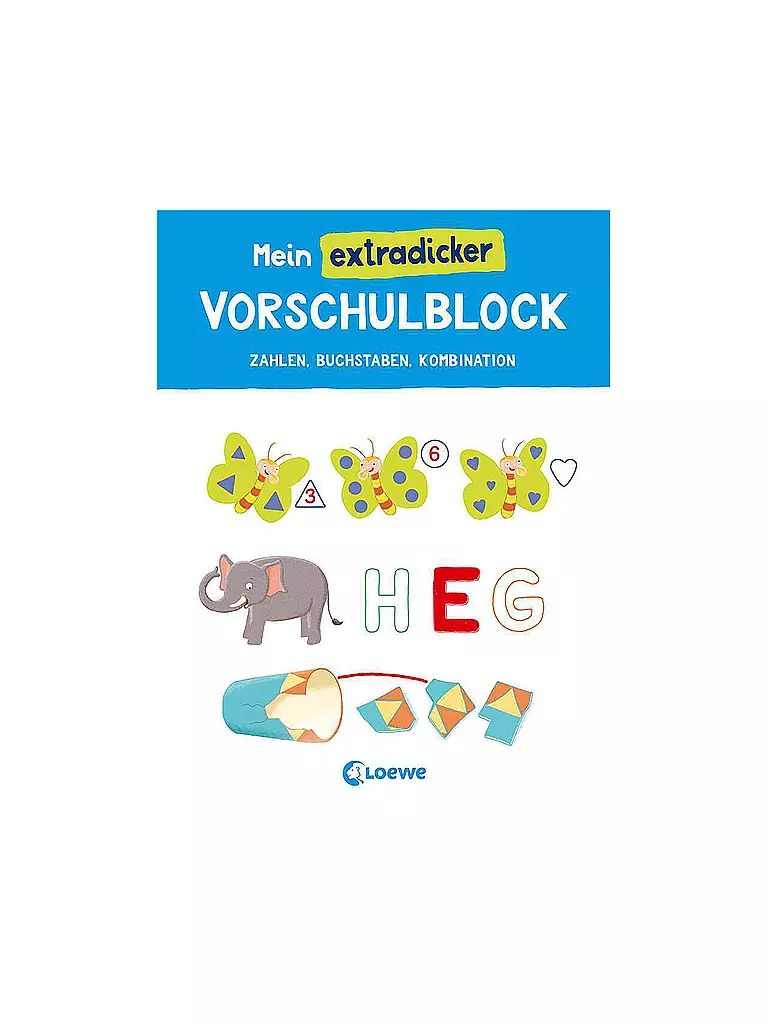 LOEWE VERLAG | Mein extradicker Vorschulblock | keine Farbe