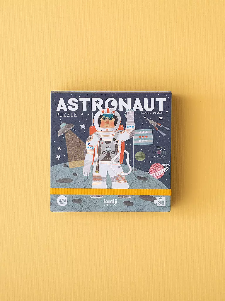 LONDJI | Pocket Puzzle ASTRONAUT 36 Teile  | bunt