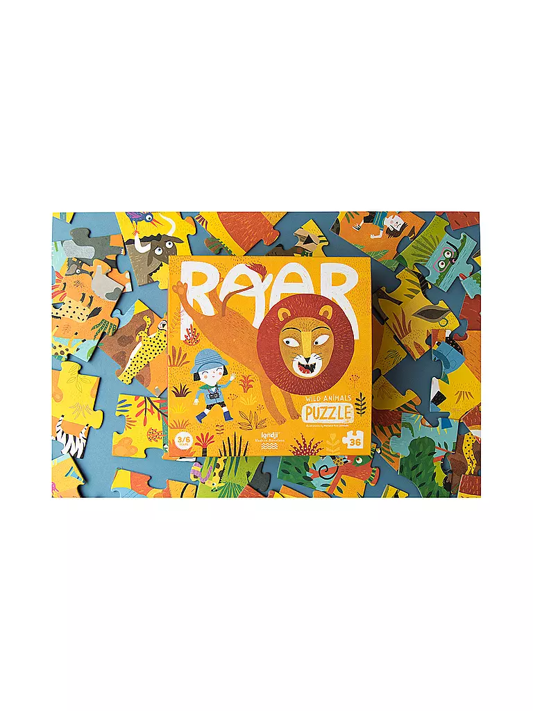 LONDJI | Puzzle ROAR 36 Teile  | gelb