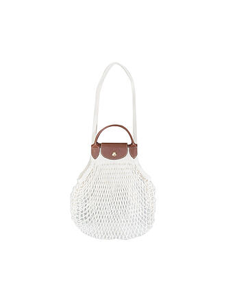 LONGCHAMP | Le Pliage Filet Collection Handtasche, Ecru