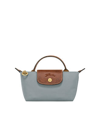 LONGCHAMP | Le Pliage Original Pochette mit Henkel, Steel