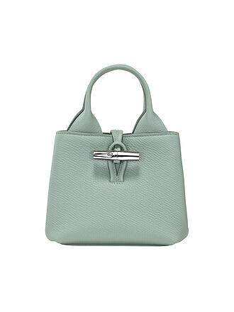 LONGCHAMP | Le Roseau Handle Bag Small, Celadon