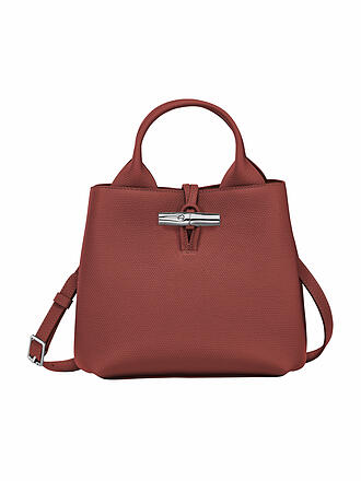 LONGCHAMP | Le Roseau Handle Bag Medium, Chataigne