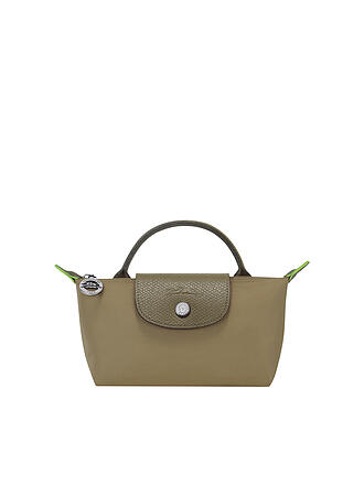 LONGCHAMP Le Pliage Green Pochette mit Henkel, Artichaut