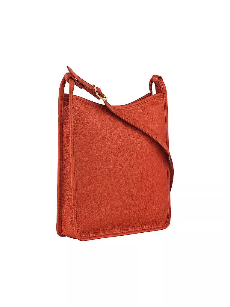 LONGCHAMP | Le Foulonné Umhängetasche mit Reißverschluss Large,  Paprika | rot