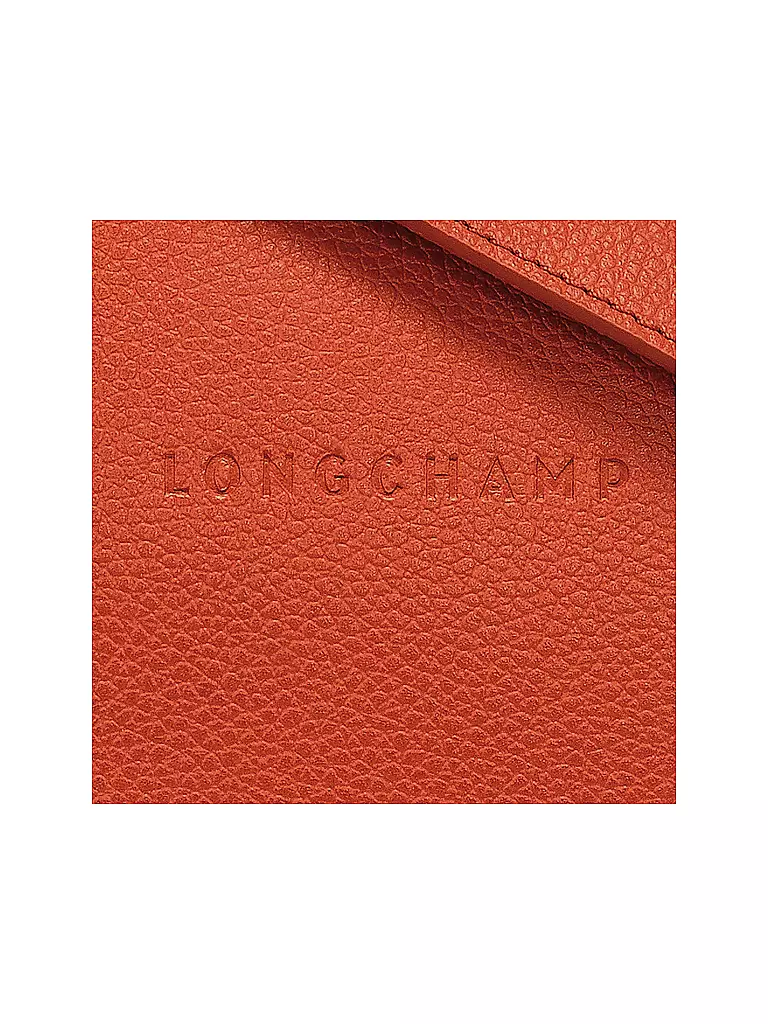 LONGCHAMP | Le Foulonné Umhängetasche mit Reißverschluss Large,  Paprika | rot