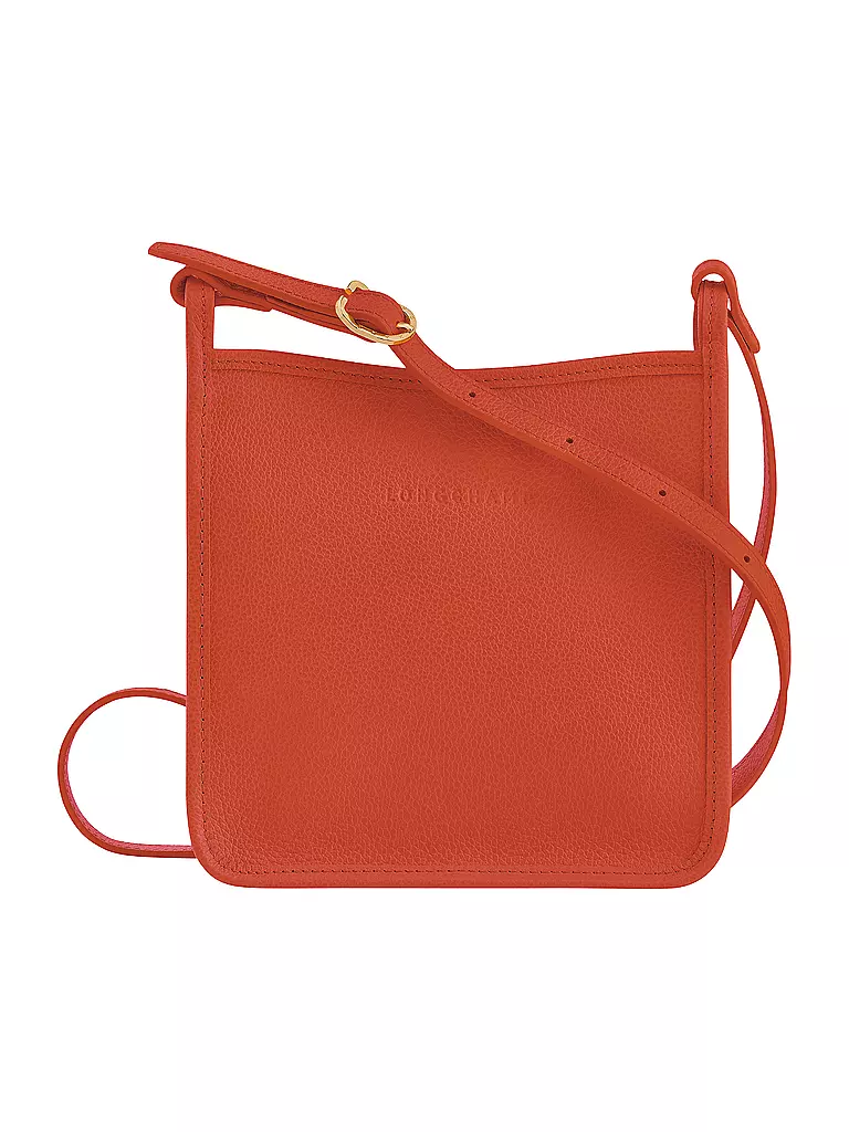 LONGCHAMP | Le Foulonné Umhängetasche mit Reißverschluss Small, Paprika | rot