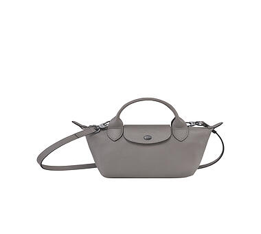 Le Pliage Cuir XS / Mini Top Handle Bag Turtledove (L1500757)