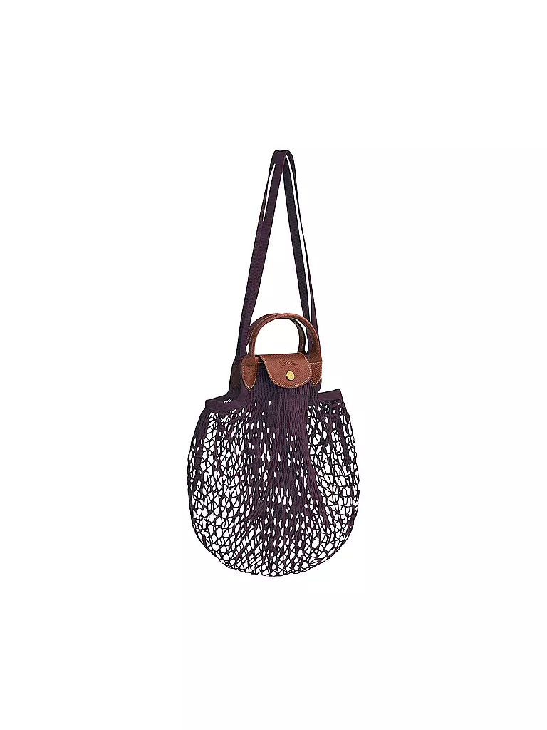 LONGCHAMP | Le Pliage Filet Collection Handtasche, Aubergine | lila