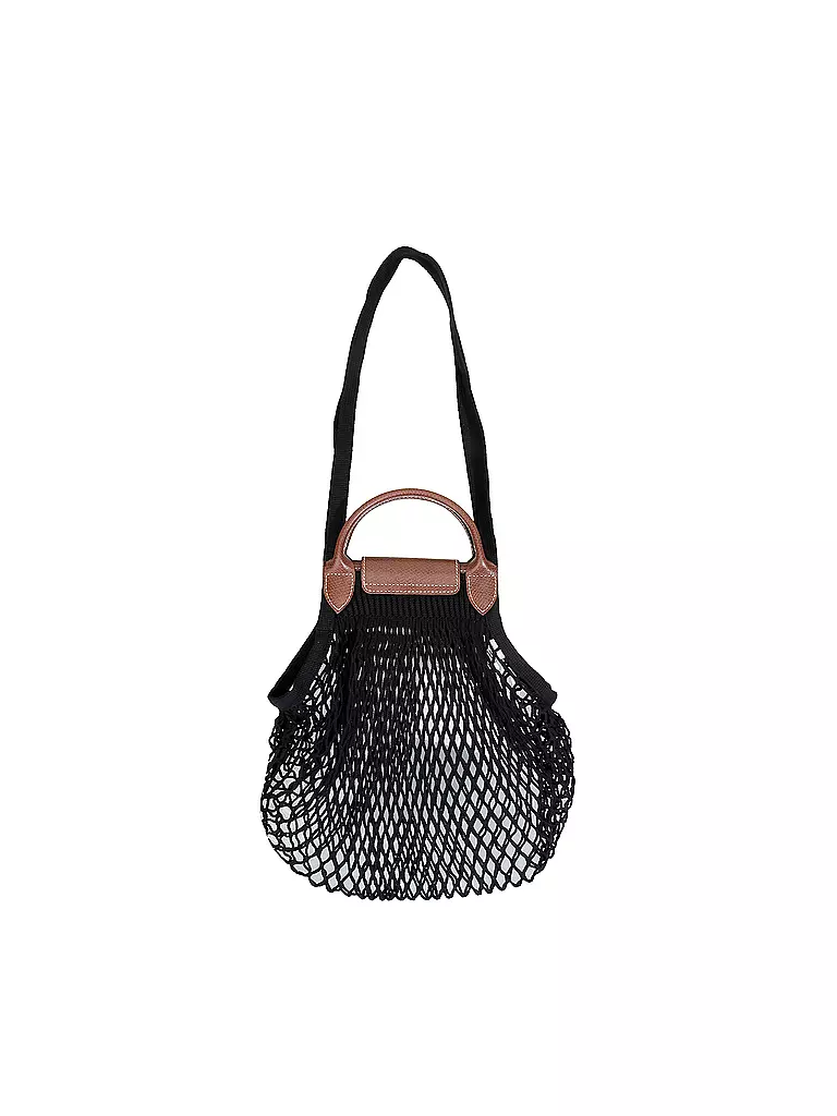 LONGCHAMP | Le Pliage Filet Collection Handtasche, Black | lila