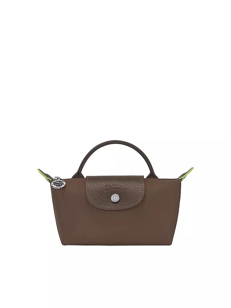 LONGCHAMP | Le Pliage Green Pochette mit Henkel , Terre | braun