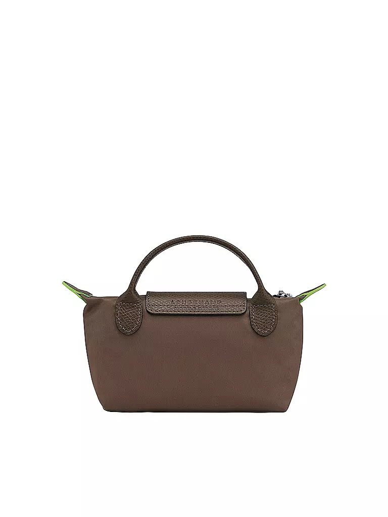 LONGCHAMP | Le Pliage Green Pochette mit Henkel , Terre | grün