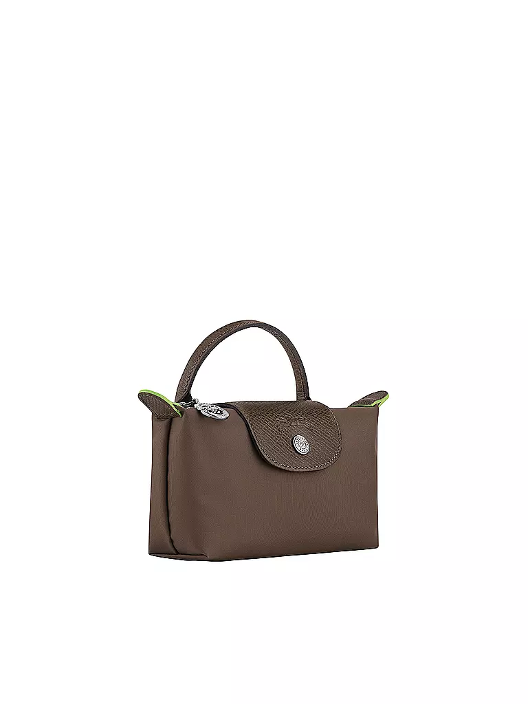 LONGCHAMP | Le Pliage Green Pochette mit Henkel , Terre | braun