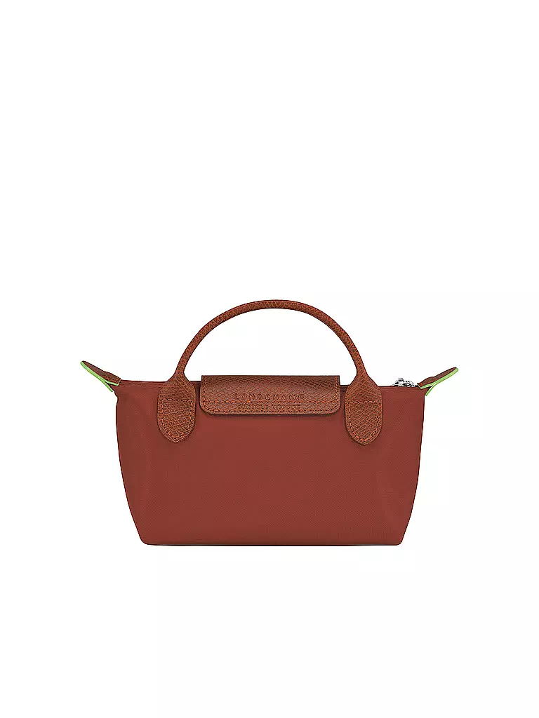 LONGCHAMP | Le Pliage Green Pochette mit Henkel chataigne | orange