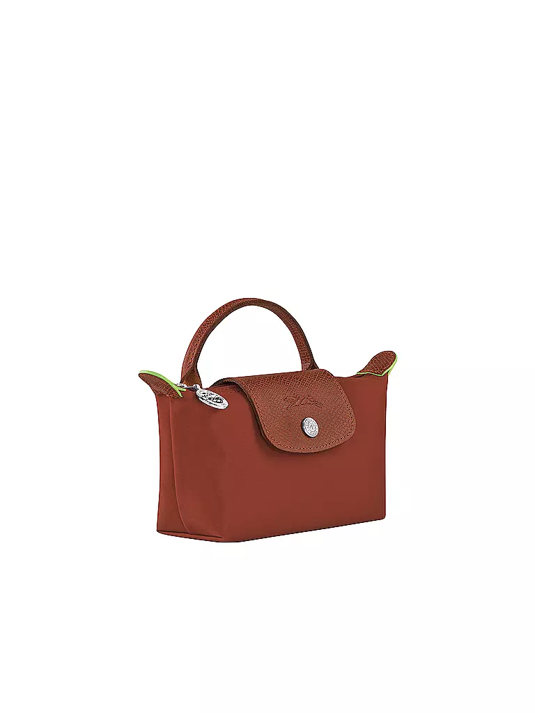 LONGCHAMP | Le Pliage Green Pochette mit Henkel chataigne | orange