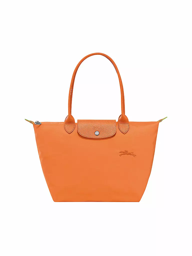 LONGCHAMP | Le Pliage Green Shopper Medium, Orange | orange