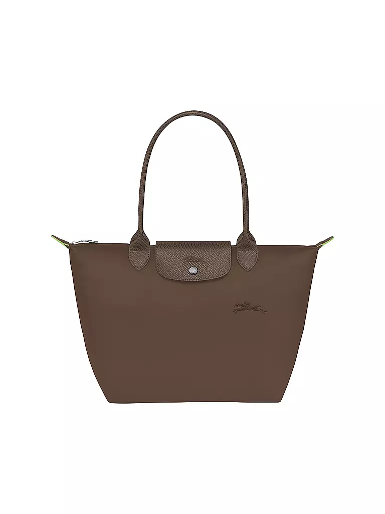 LONGCHAMP | Le Pliage Green Shopper Medium, Terre | braun