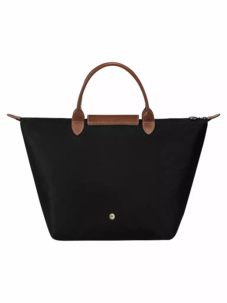 LONGCHAMP | Le Pliage Original Handtasche Medium, Black | camel