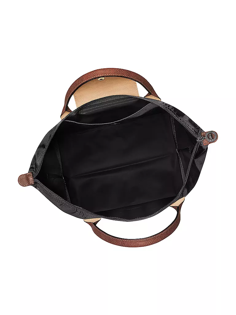 LONGCHAMP | Le Pliage Original Handtasche Medium, Black | camel