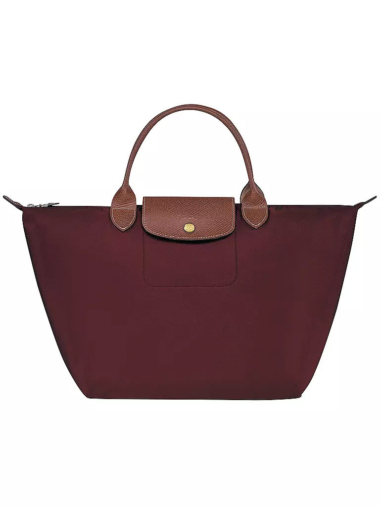 LONGCHAMP | Le Pliage Original Handtasche Medium, Bordeaux | dunkelrot