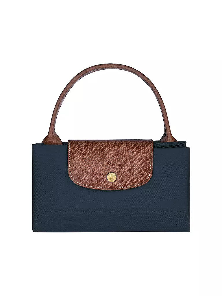 LONGCHAMP | Le Pliage Original Handtasche Medium, Navy | camel