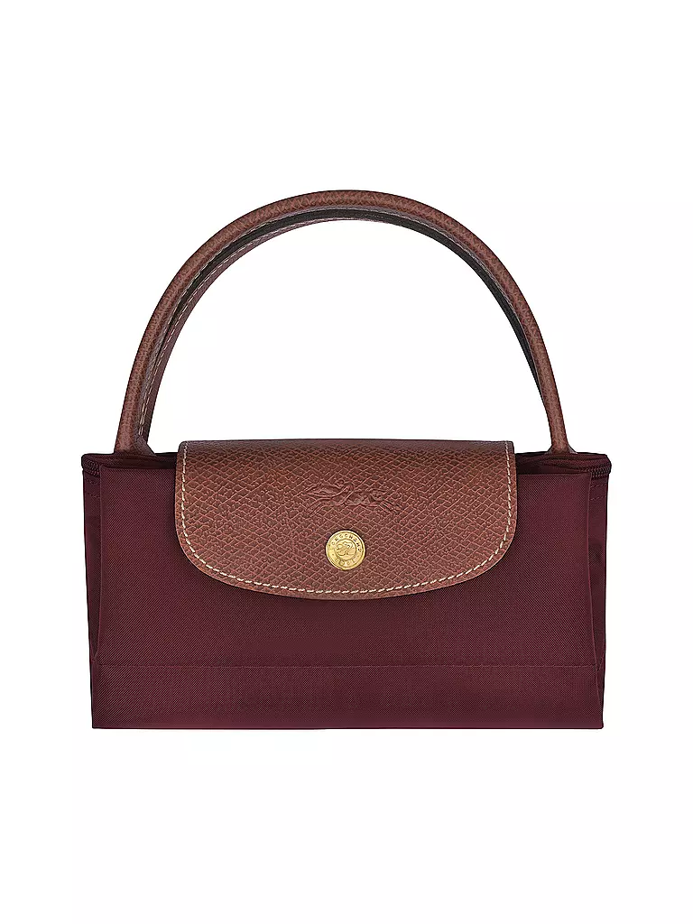 LONGCHAMP | Le Pliage Original Handtasche Small, Bordeaux | camel