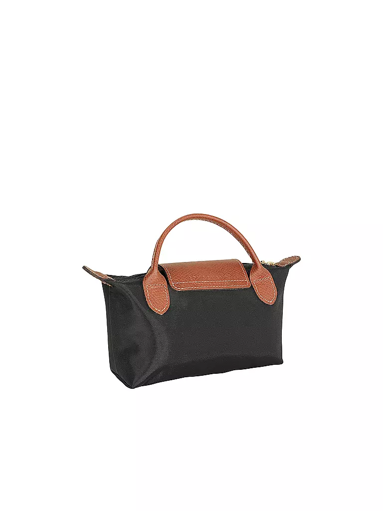 LONGCHAMP | Le Pliage Original Pochette mit Henkel, Black | schwarz