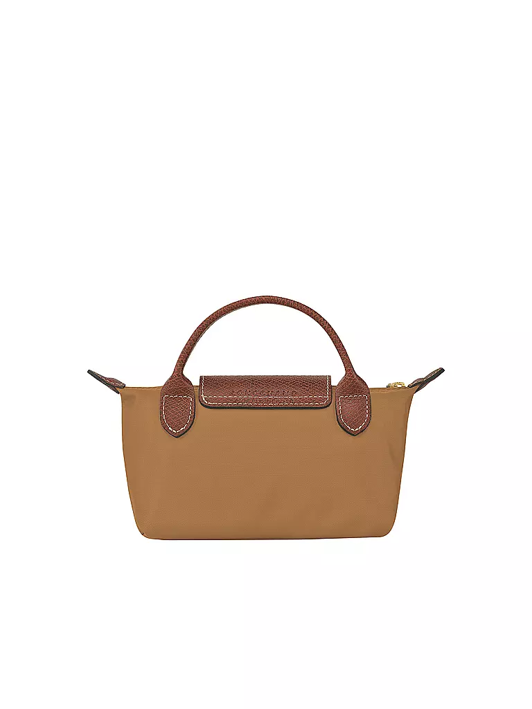 LONGCHAMP | Le Pliage Original Pochette mit Henkel, Chamois | braun