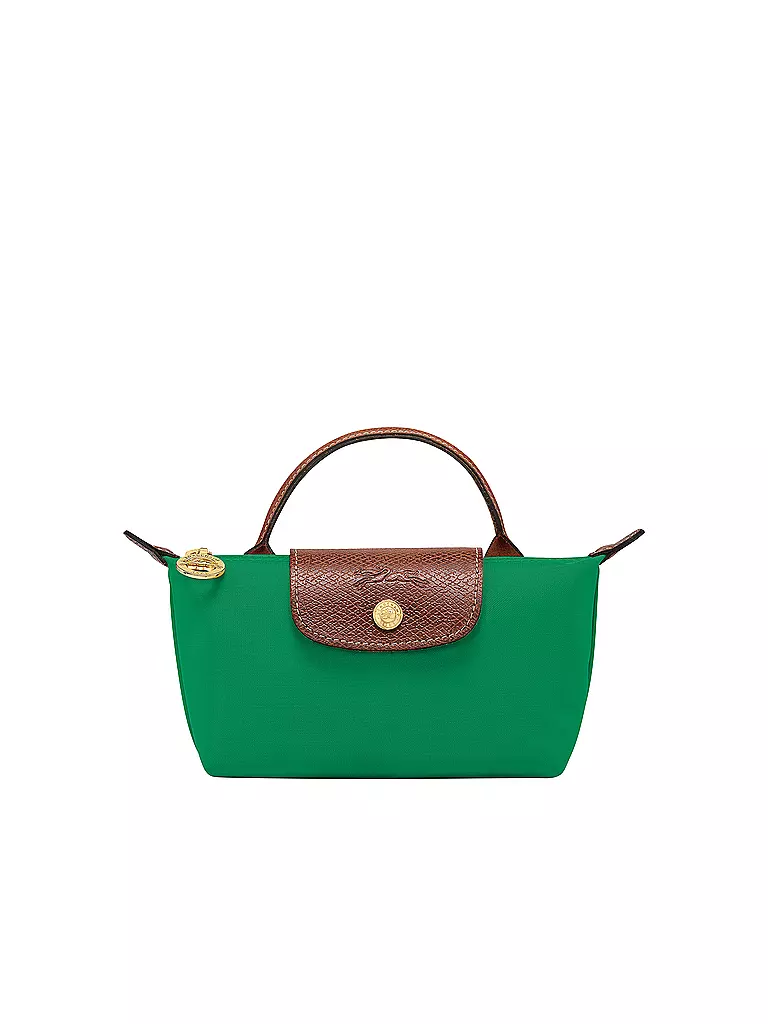 LONGCHAMP | Le Pliage Original Pochette mit Henkel, Vert | grün