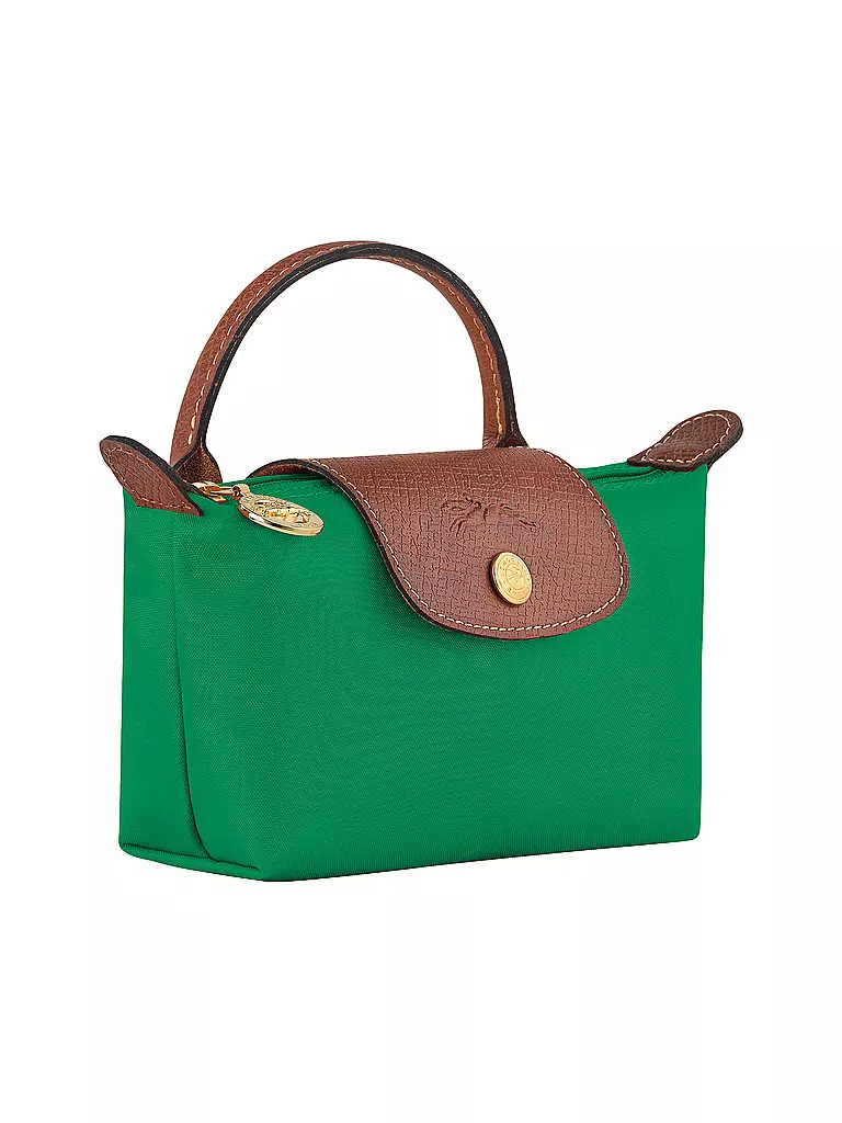 LONGCHAMP | Le Pliage Original Pochette mit Henkel, Vert | grün