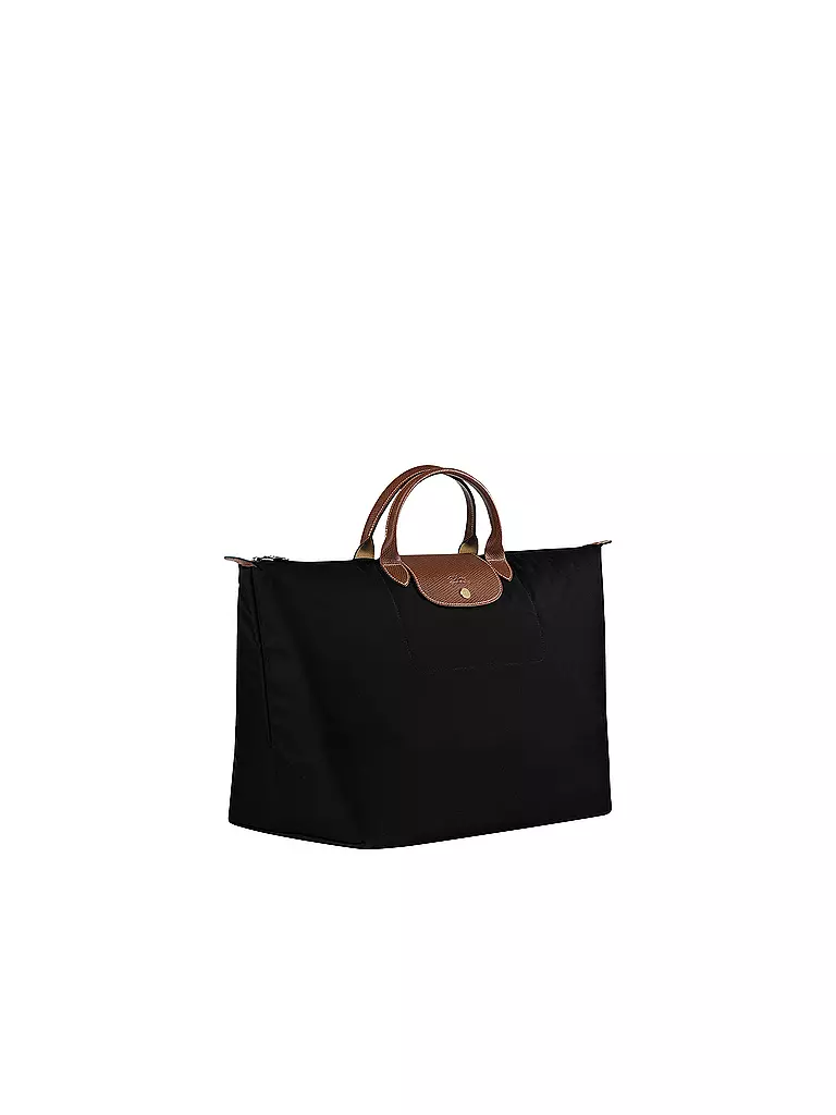 LONGCHAMP | Le Pliage Original Reisetasche Large, Black | camel